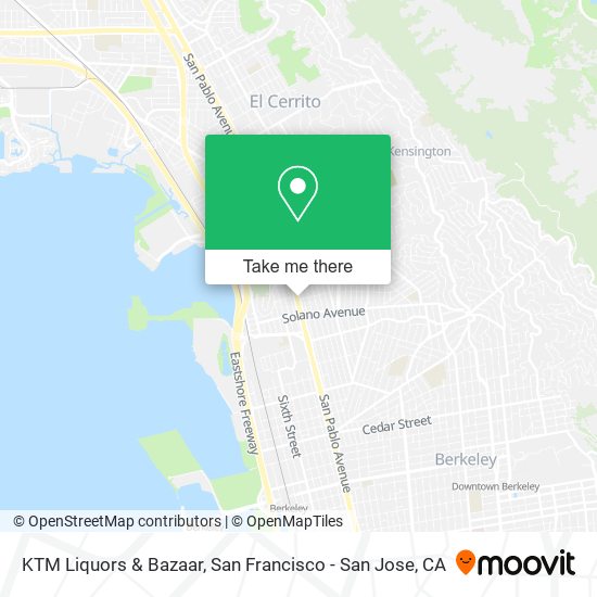Mapa de KTM Liquors & Bazaar