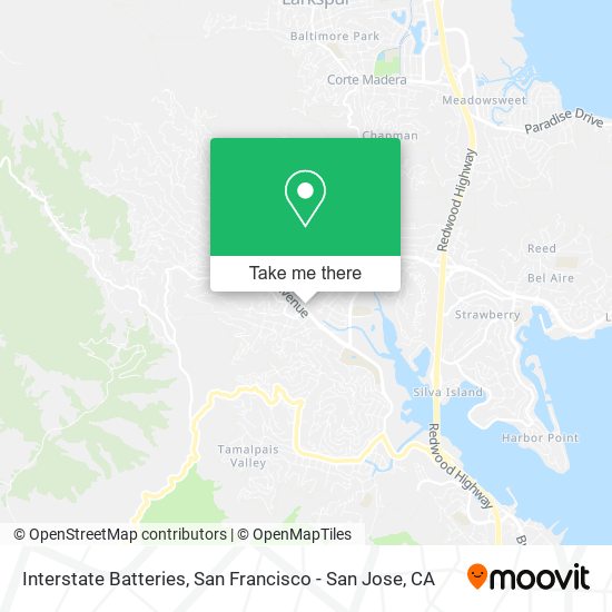 Interstate Batteries map