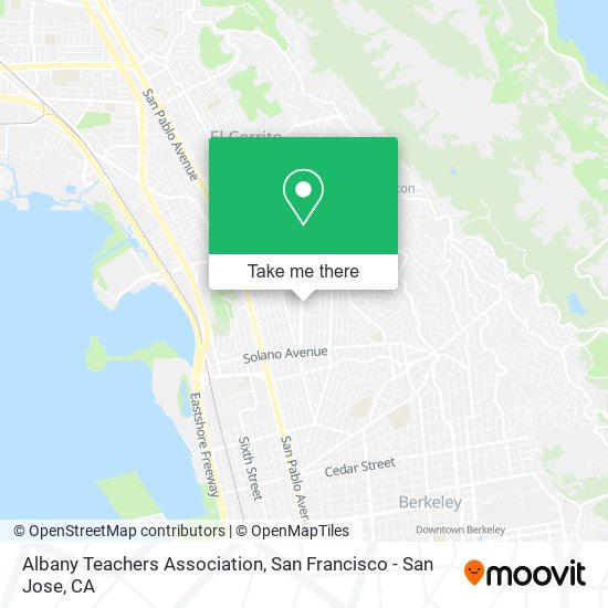 Albany Teachers Association map