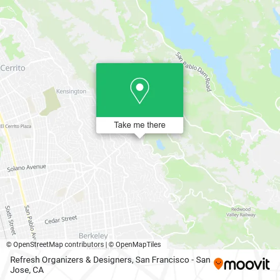 Refresh Organizers & Designers map