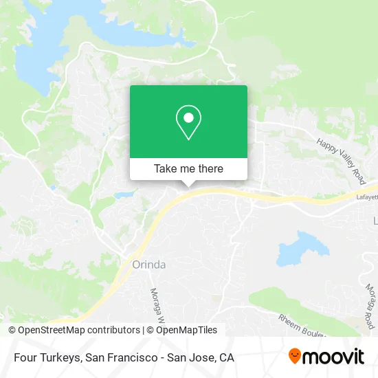Four Turkeys map