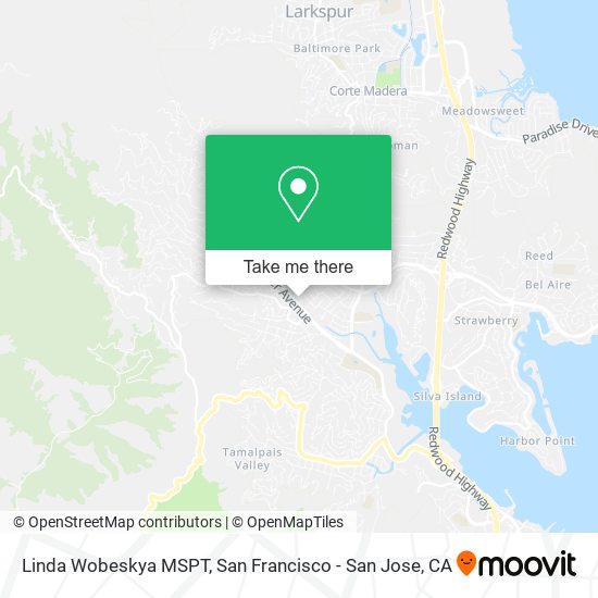 Linda Wobeskya MSPT map