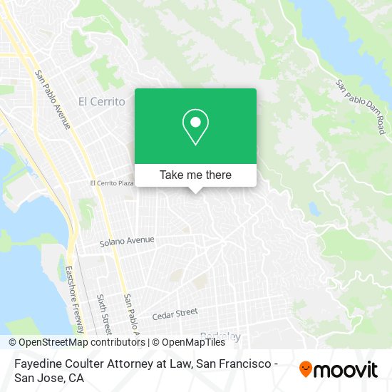 Fayedine Coulter Attorney at Law map