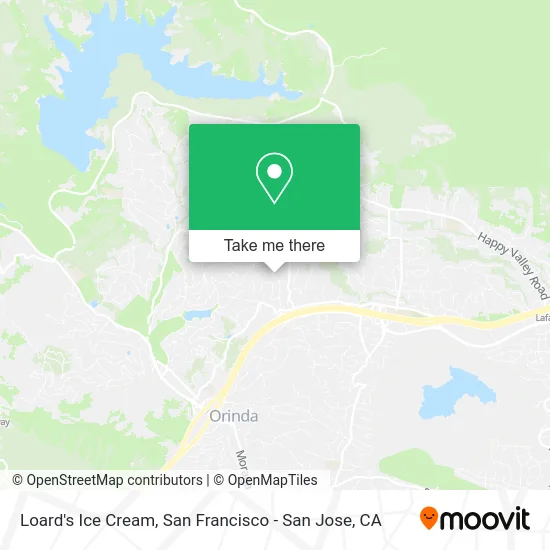 Loard's Ice Cream map