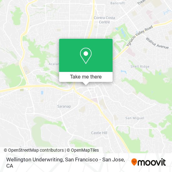Mapa de Wellington Underwriting