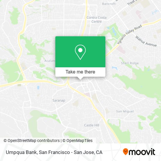 Umpqua Bank map