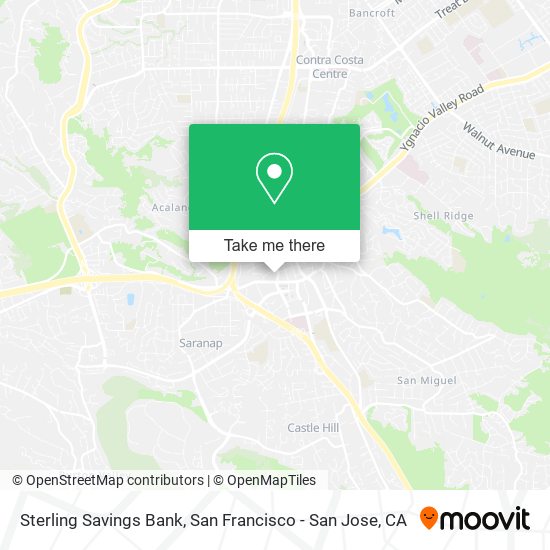 Mapa de Sterling Savings Bank