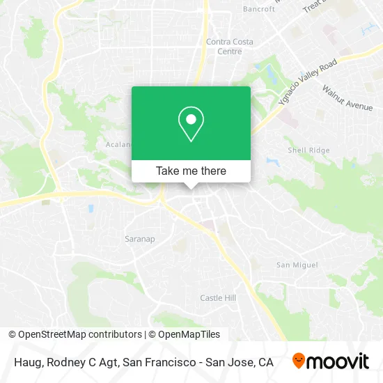 Mapa de Haug, Rodney C Agt