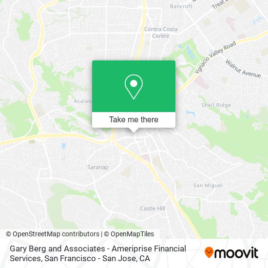 Gary Berg and Associates - Ameriprise Financial Services map