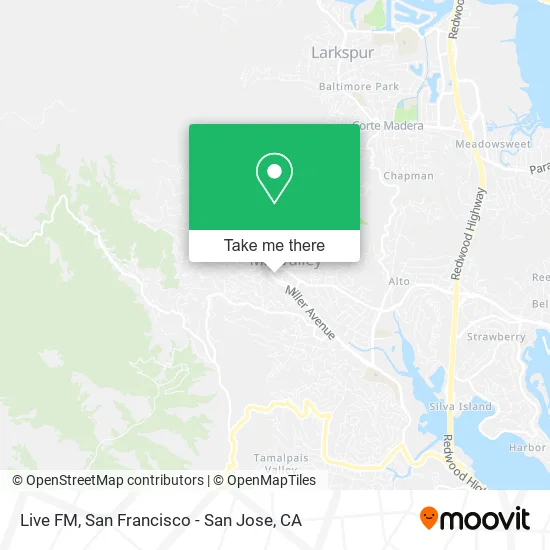 Mapa de Live FM