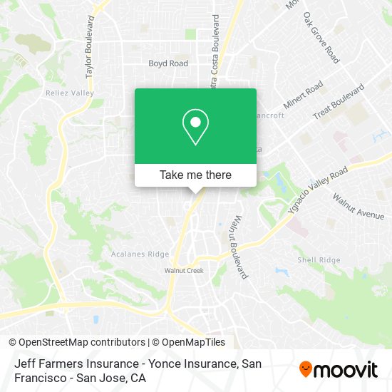 Mapa de Jeff Farmers Insurance - Yonce Insurance