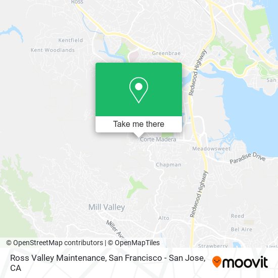 Mapa de Ross Valley Maintenance
