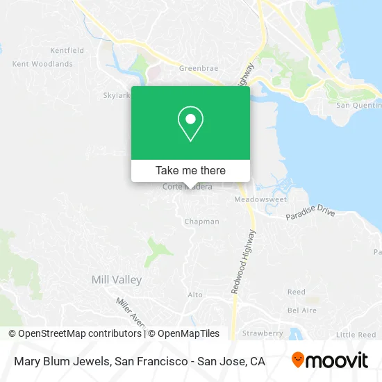 Mapa de Mary Blum Jewels