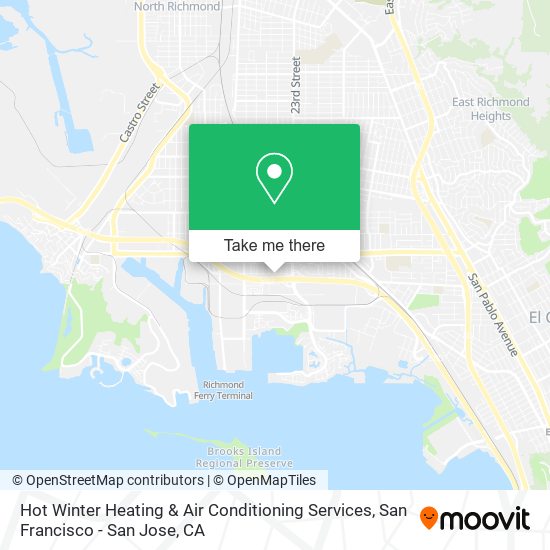 Mapa de Hot Winter Heating & Air Conditioning Services