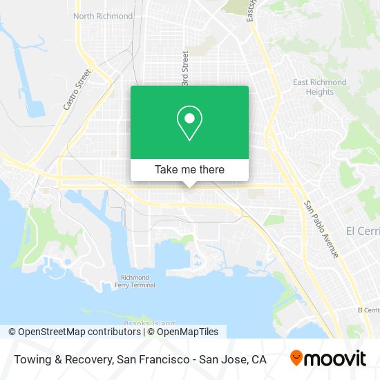 Towing & Recovery map