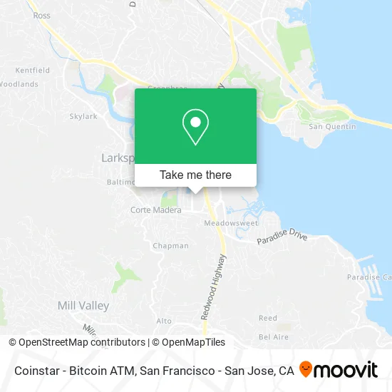 Coinstar - Bitcoin ATM map