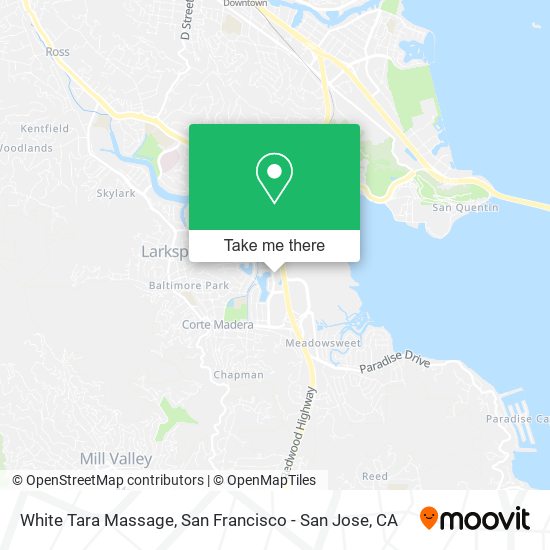 White Tara Massage map