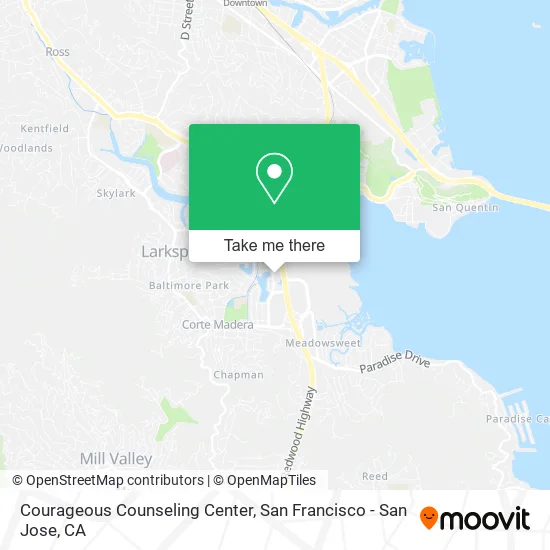 Courageous Counseling Center map