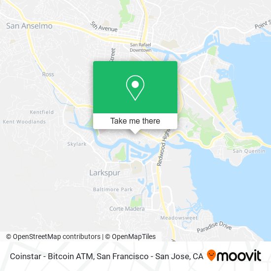 Mapa de Coinstar - Bitcoin ATM