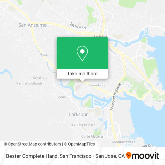 Bester Complete Hand map