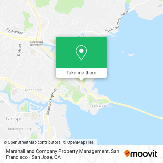 Marshall and Company Property Management map