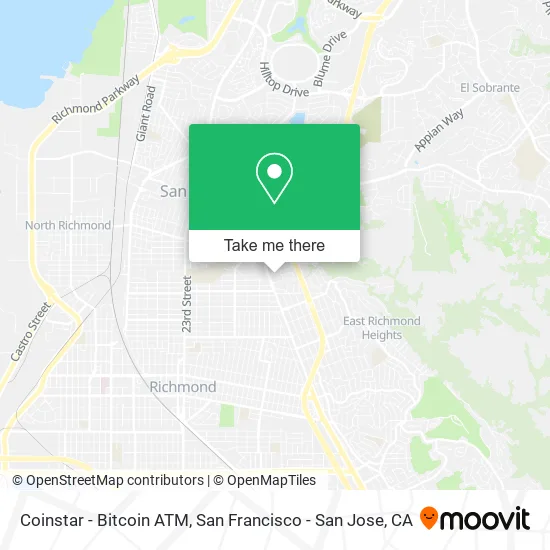 Coinstar - Bitcoin ATM map
