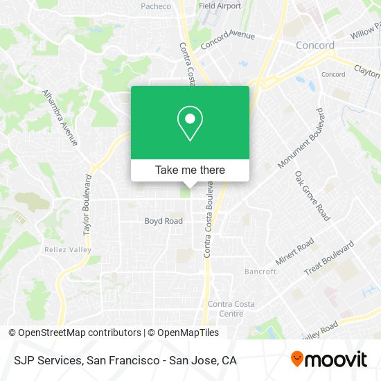 Mapa de SJP Services
