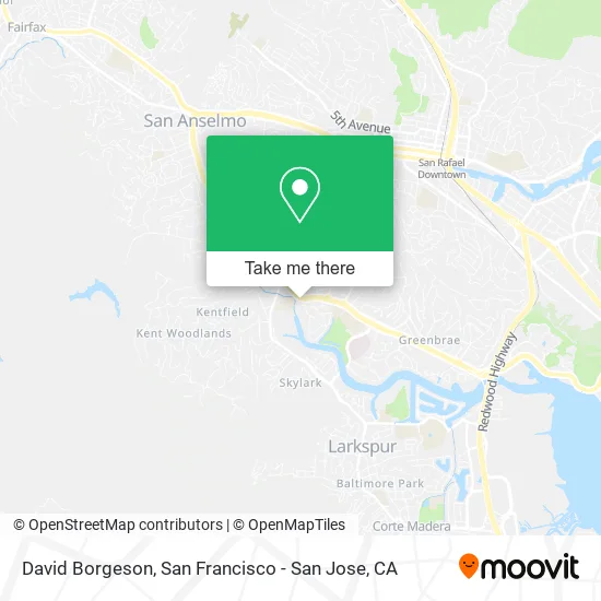 David Borgeson map