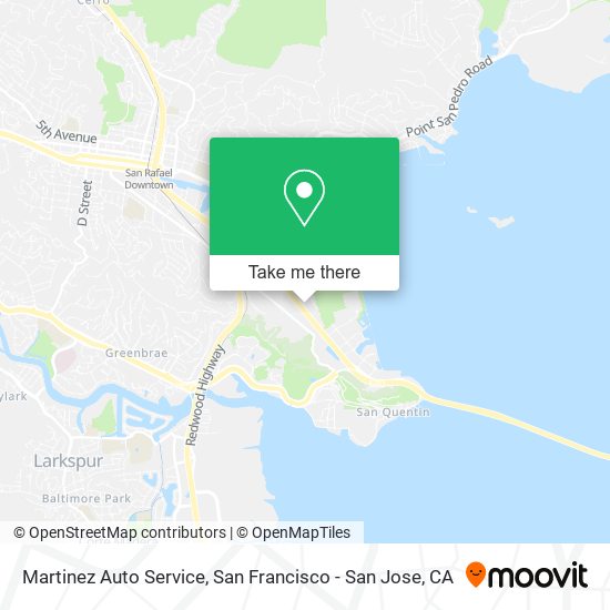 Mapa de Martinez Auto Service