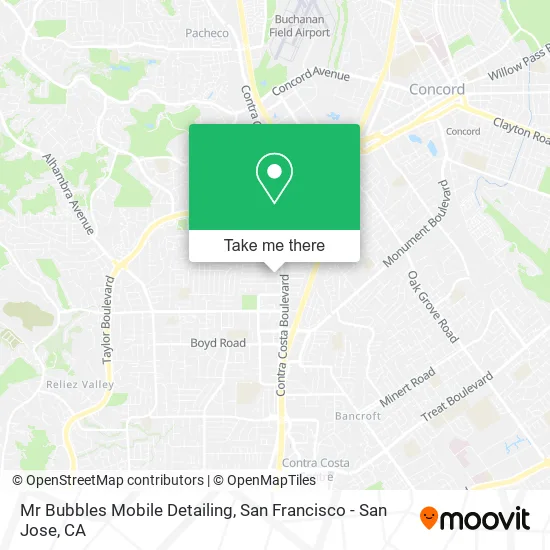 Mr Bubbles Mobile Detailing map