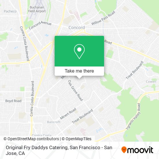 Original Fry Daddys Catering map