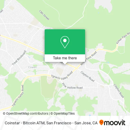 Coinstar - Bitcoin ATM map