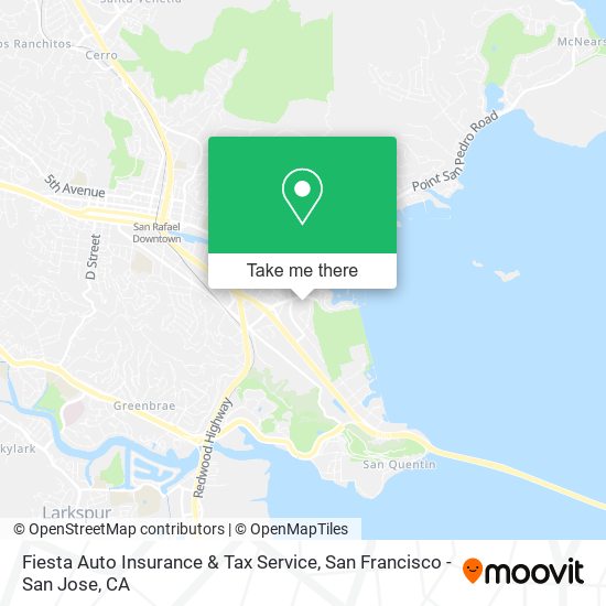 Mapa de Fiesta Auto Insurance & Tax Service