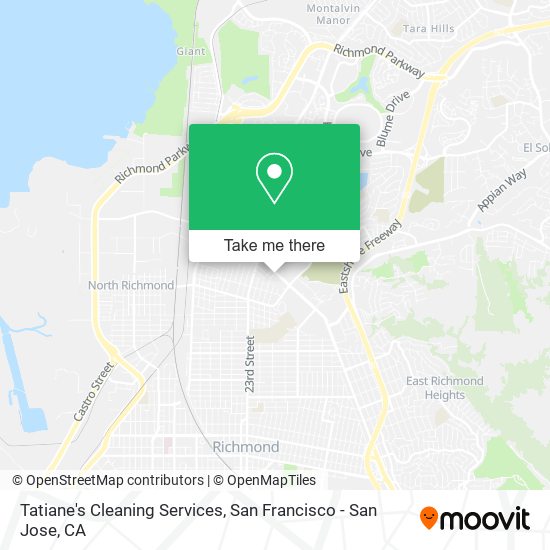 Mapa de Tatiane's Cleaning Services