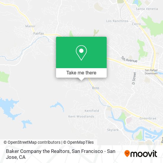 Baker Company the Realtors map