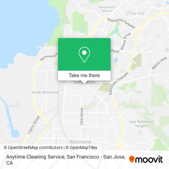 Mapa de Anytime Cleaning Service