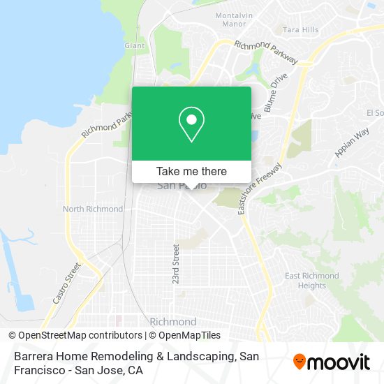 Mapa de Barrera Home Remodeling & Landscaping