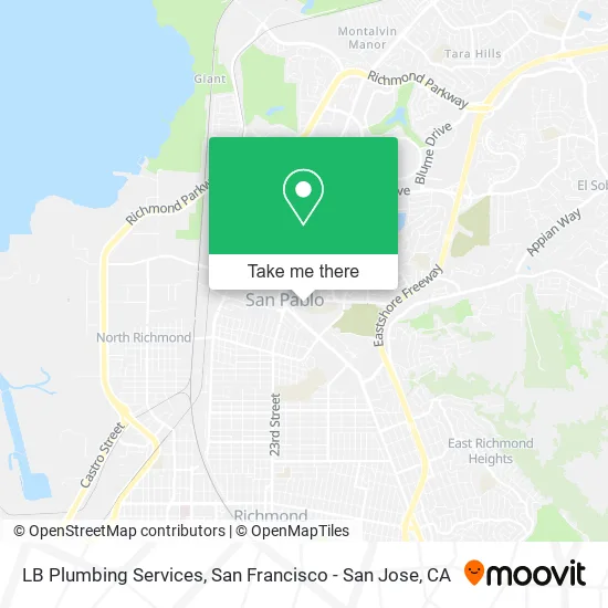 LB Plumbing Services map