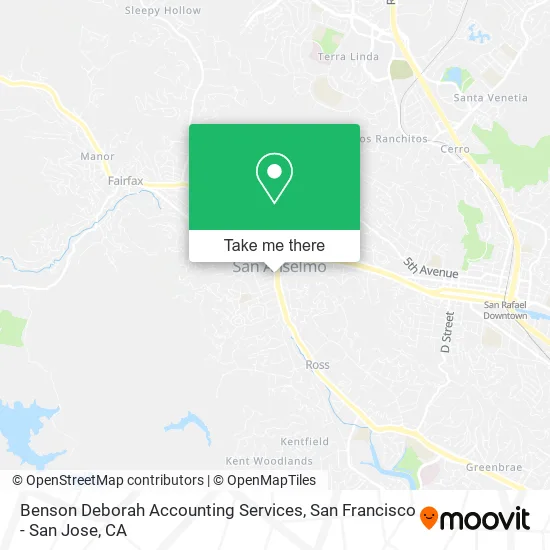 Benson Deborah Accounting Services map
