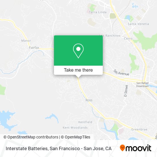 Interstate Batteries map