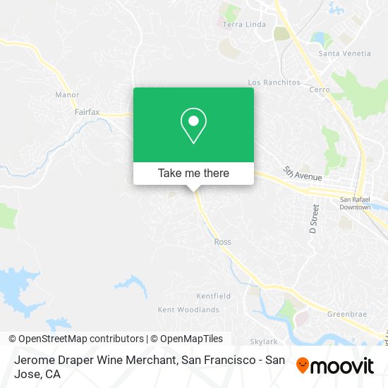 Jerome Draper Wine Merchant map