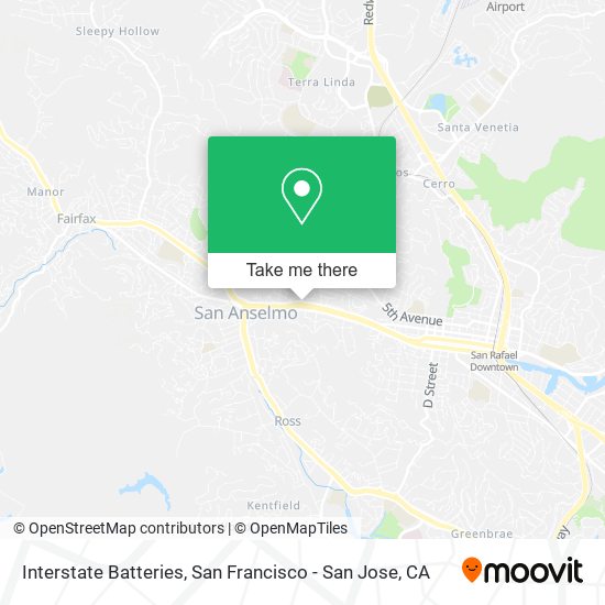 Interstate Batteries map