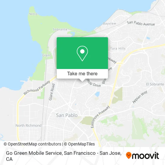 Mapa de Go Green Mobile Service