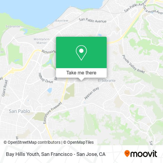 Bay Hills Youth map