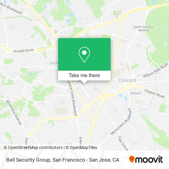 Mapa de Bell Security Group