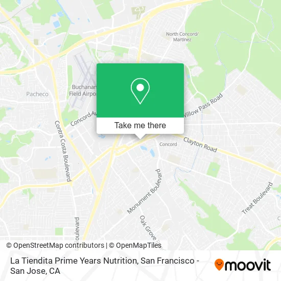 La Tiendita Prime Years Nutrition map