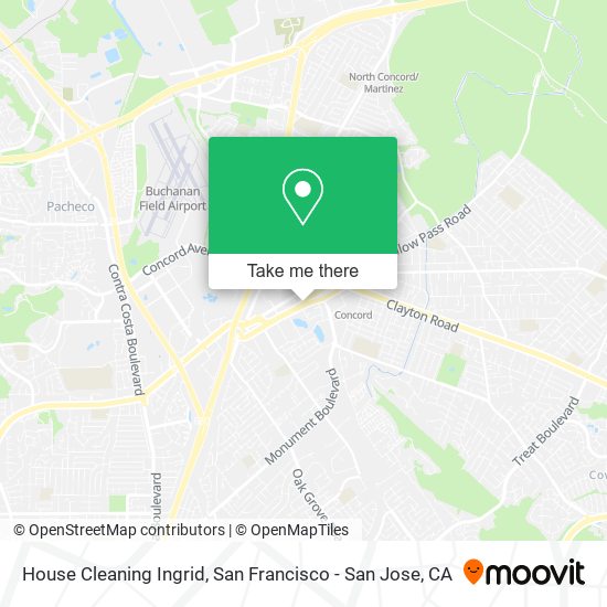 House Cleaning Ingrid map