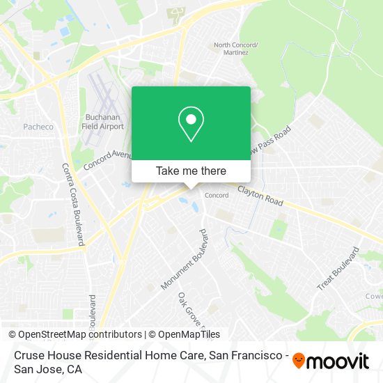 Mapa de Cruse House Residential Home Care