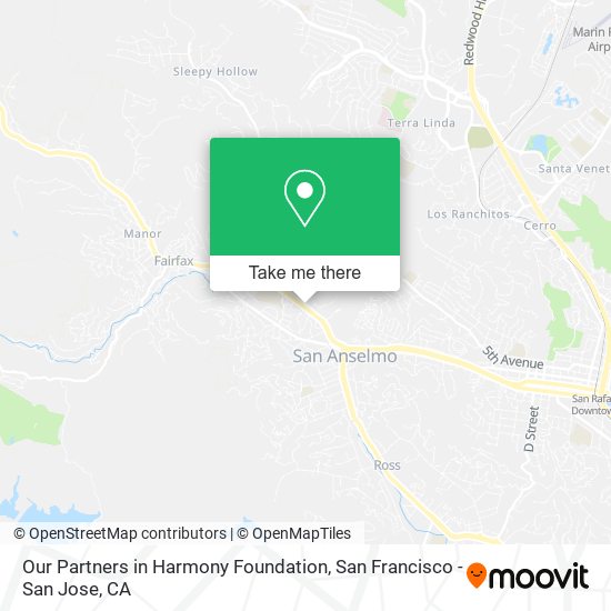 Our Partners in Harmony Foundation map