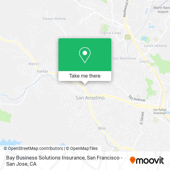 Bay Business Solutions Insurance map
